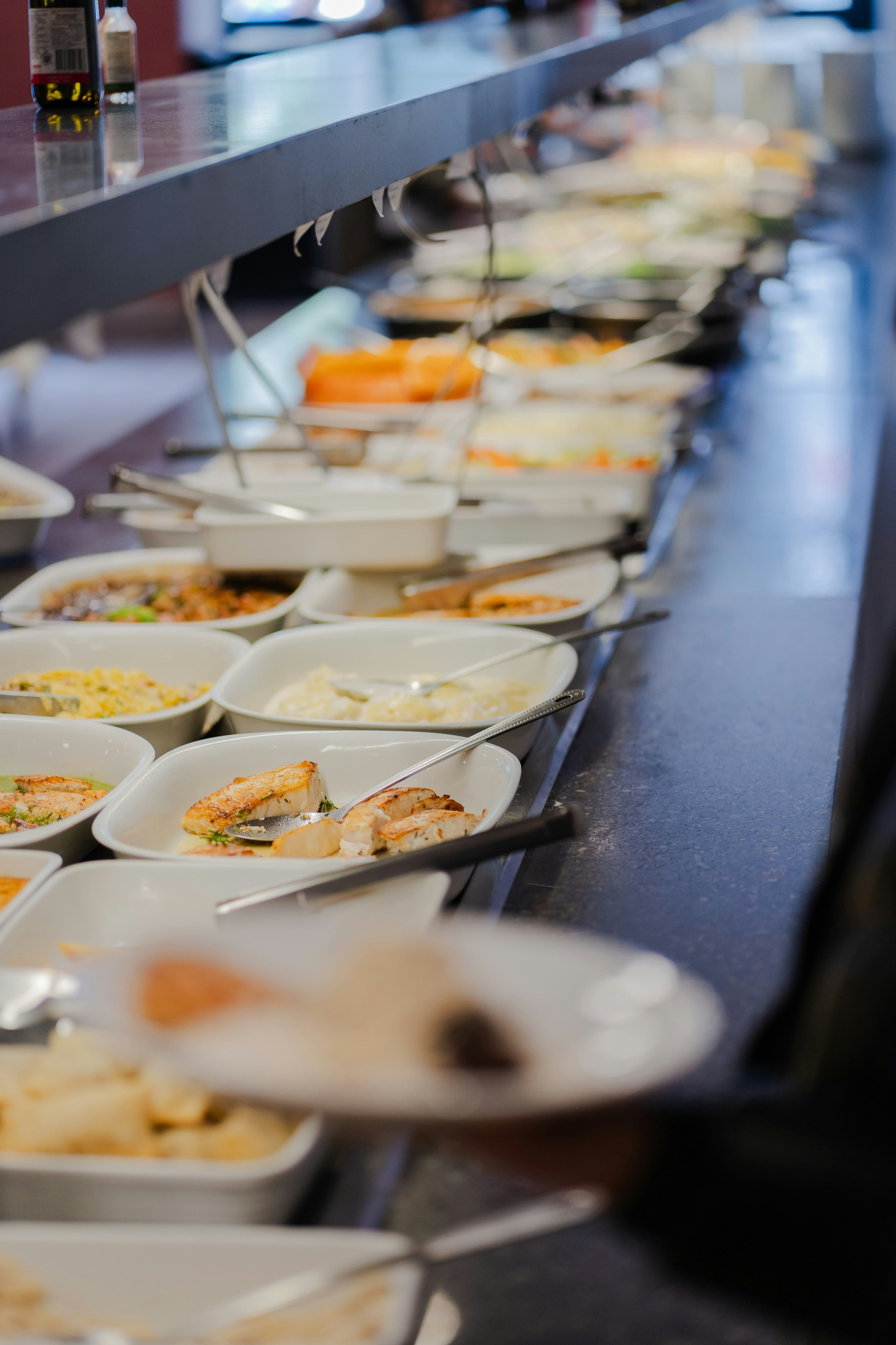 Guests serving from the Ozone AM buffet